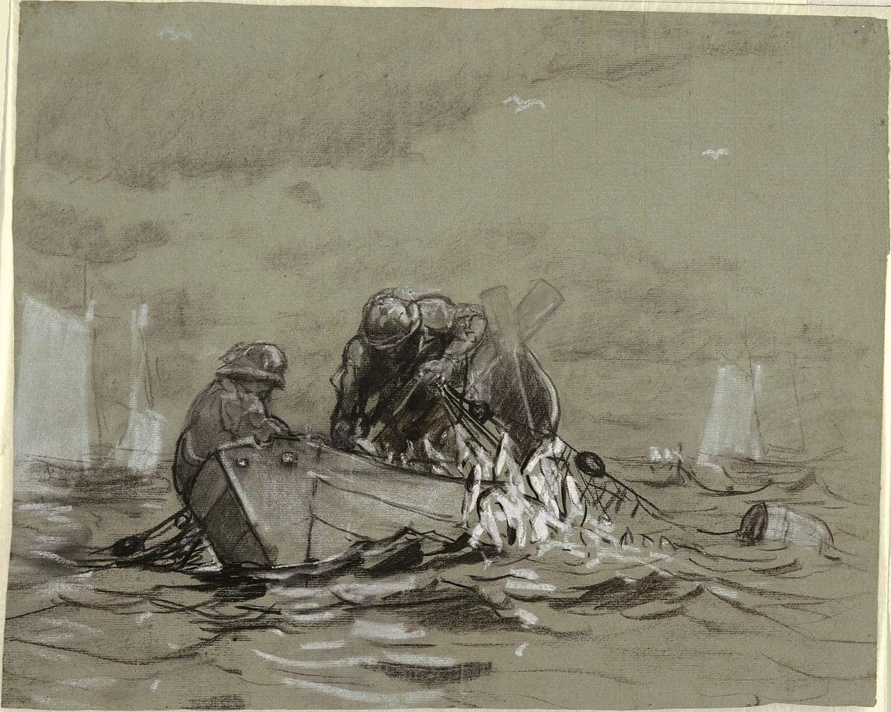 La rete delle aringhe (1884) - Cooper Hewitt, Smithsonian Design Museum, New York